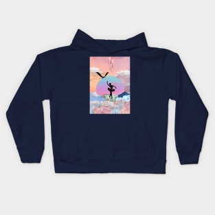 Manifesting art - Love is coming Kids Hoodie